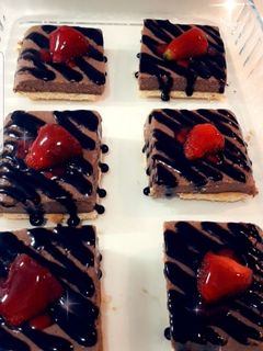 صورة لوصفة حلى السميد بالنوتيلا 😋🍫