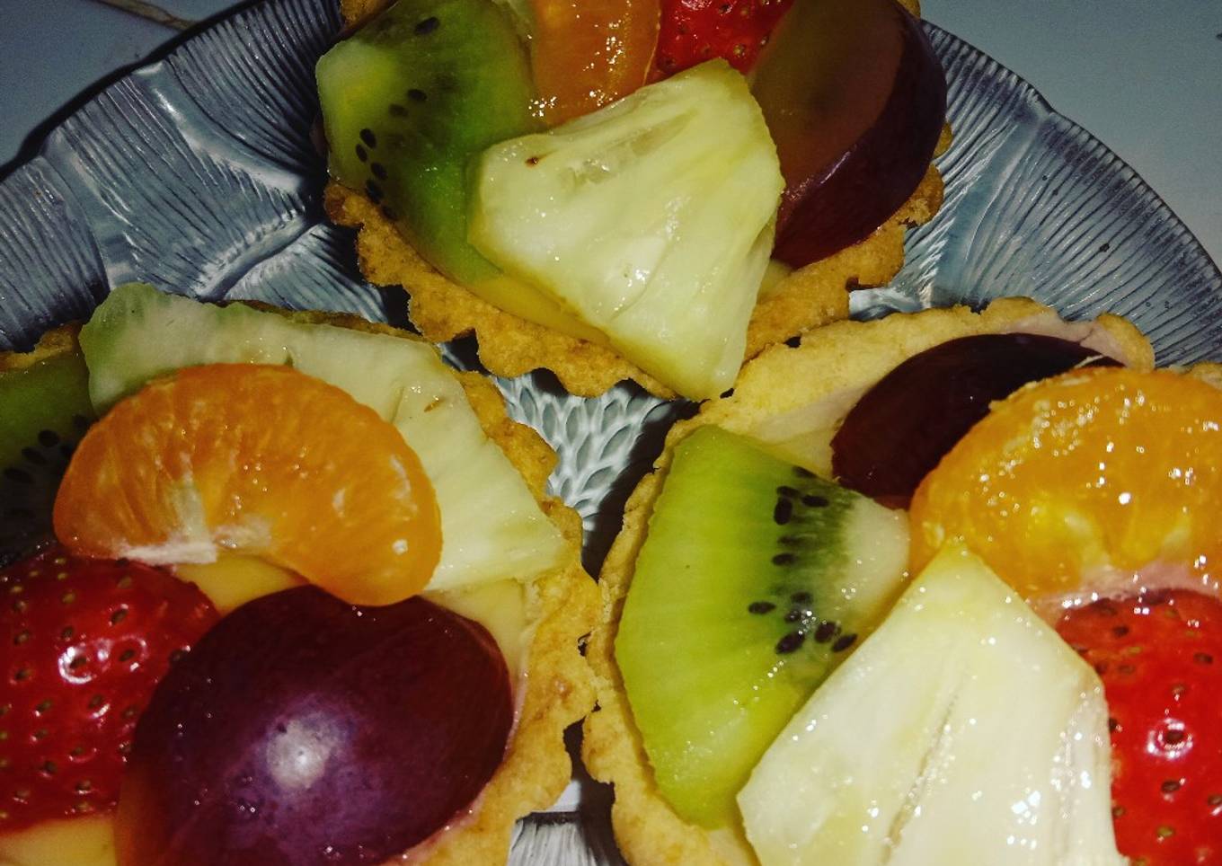 Pie buah tanpa telur (vege)