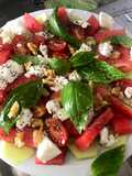 Insalata di anguria e caprino