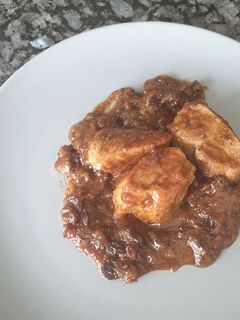 Una foto de Solomillo de cerdo al cúrcuma con reducción de Pedro Ximénez