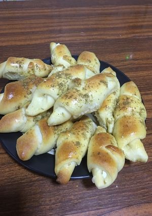 صورة لوصفة كرواسان بلجبنه