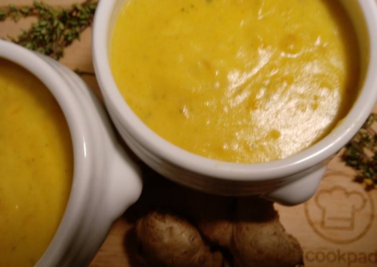 Karotten-Kartoffelcreme-Suppe