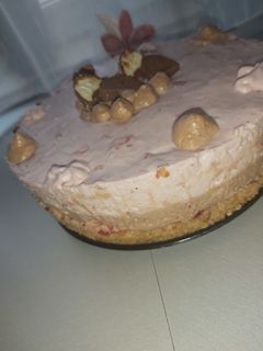 Sütés nélküli csokis-epres 🍓🍫 recept fotója