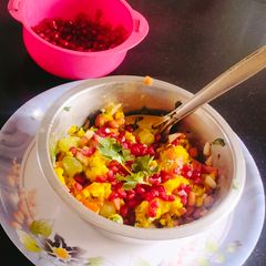 A picture of MOONG DAL SALAD 🥗 (Healthy SALAD 🥗).