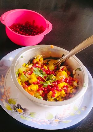 A picture of MOONG DAL SALAD 🥗 (Healthy SALAD 🥗).