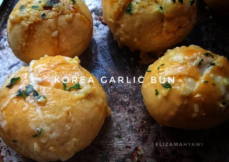 Resep Korean garlic bun Anti Gagal