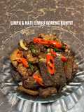 Limpa & Hati Lembu Goreng Kunyit