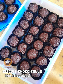 Foto resep Biscuit Choco Ball (Bola Coklat Biskuit)