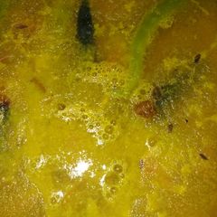 A picture of Kancha moonger daal.