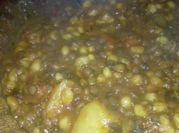 Una foto de buseca de carne