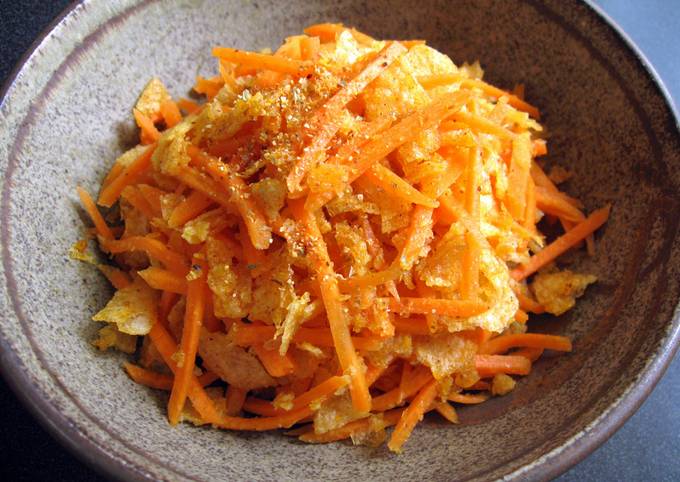 Carrot & Potato Chips Salad