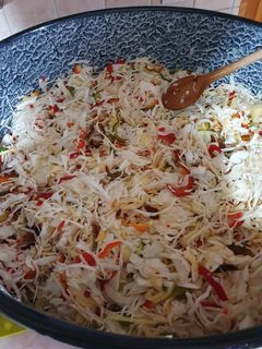 Káposztás paprika télire recept fotója