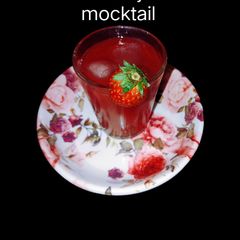 Strawberry Anar Mocktail A picture of Strawberry Anar Mocktail.