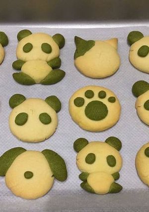 Foto principal de Galletas de té Matcha para niños
