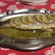 Bar entier au citron et farci pesto maison