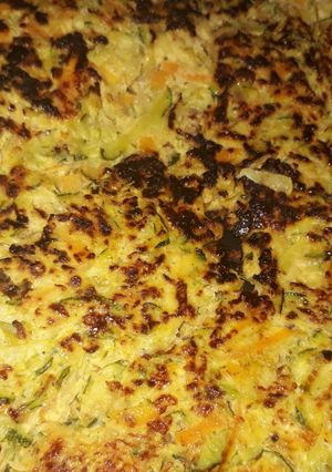 Una foto de Tortilla de zapallo italiano 🥒