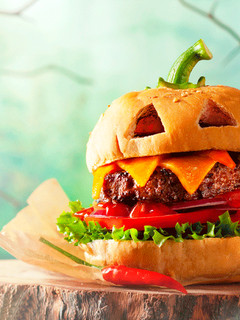 Foto principal de Terrorífica Hamburguesa de Halloween