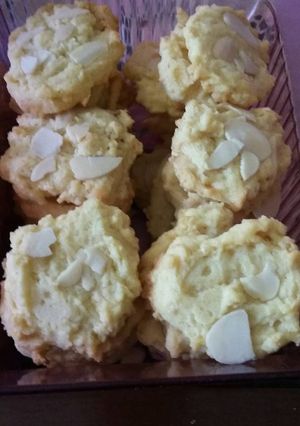 Foto resep Almond crispy cheese cookies