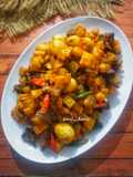 953. Balado Kentang Ati Ampela Telur Puyuh