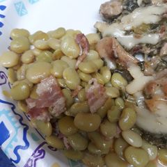 A picture of Brown Buttered Lima Beans.