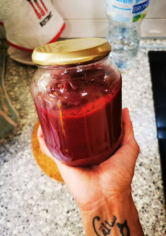 Una foto de Mermelada de ciruelas sin azúcares añadidos. Saludable