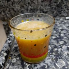 A picture of Orange mint juice.