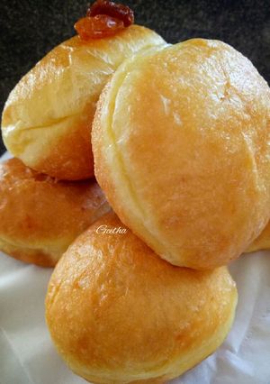 Foto resep Donat Cantik Lembut "Bahan Serba Dua"