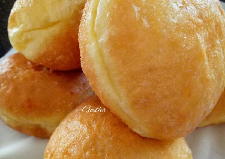 Donat Cantik Lembut "Bahan Serba Dua"