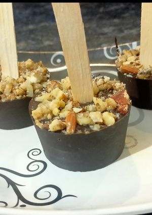 A picture of Hot chocolate stirrers.