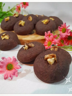 عکسی از دستور کوکی شکلاتی گردویی