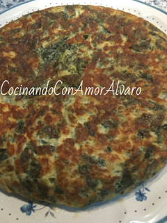 Una foto de Tortilla de espinacas