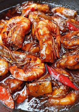 Foto resep Udang Saos Lada Hitam