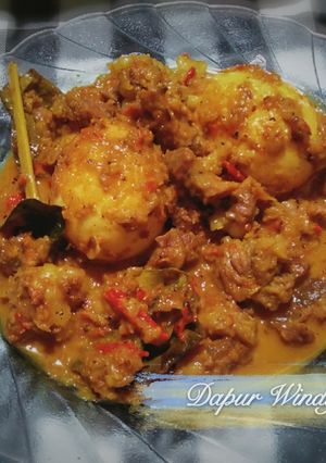 Foto resep Rendang Tetelan & Telur