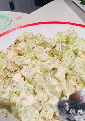 Una foto de Esquites de chayote