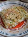 Riso vegetariano con zucchine gratinato al forno senza lattosio