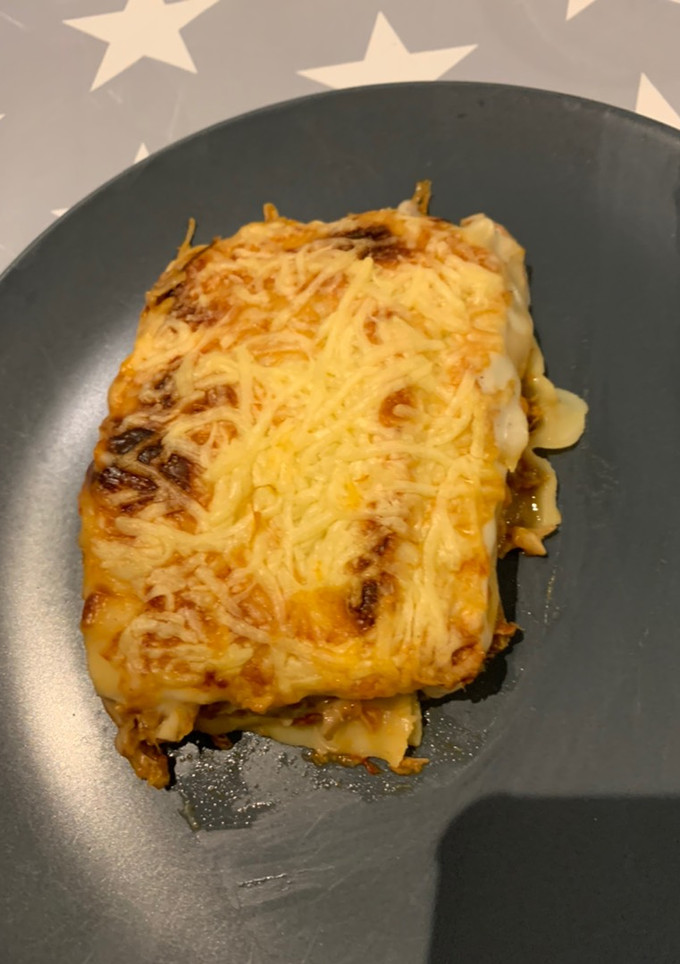 Una foto de Lasaña de cocido