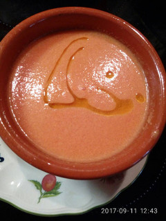 Una foto de Gazpacho de sandía