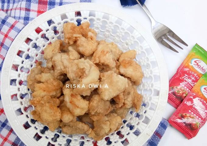 Resep Ayam Pop Corn oleh Riska Dwi A - Cookpad