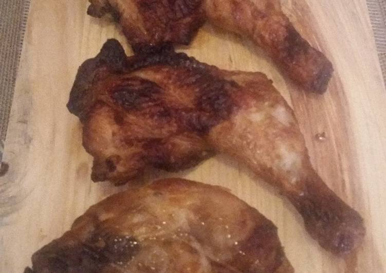 Air fried chicken