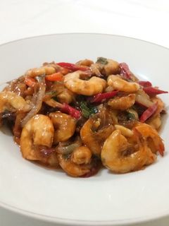 Foto resep Udang Saos Padang