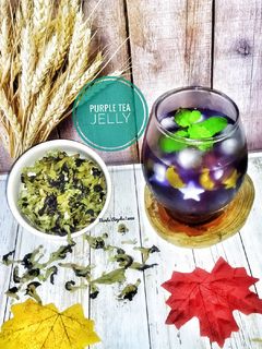 Foto resep 364. 🫖 Purple Tea Jelly