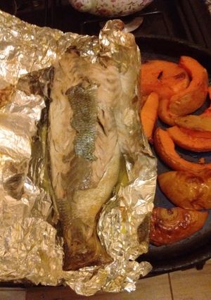 Una foto de Salsa simple para pescados a la parrilla