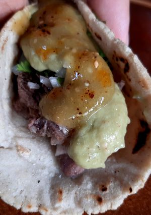 A picture of Tacos de Lengua 🌮.