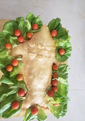 Una foto de Pastel de Atún para semana Santa