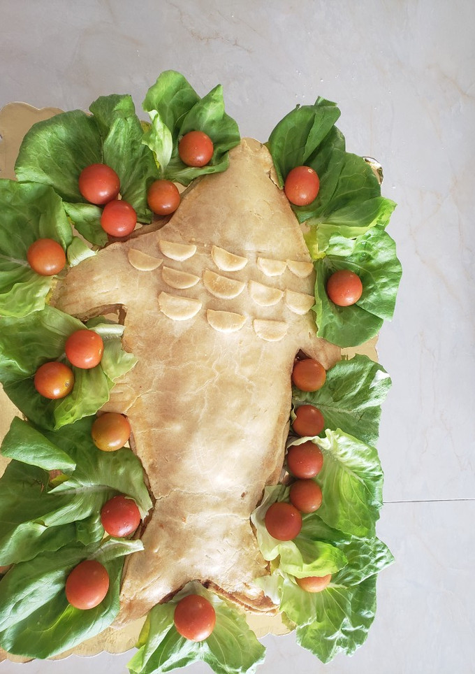 Una foto de Pastel de Atún para semana Santa