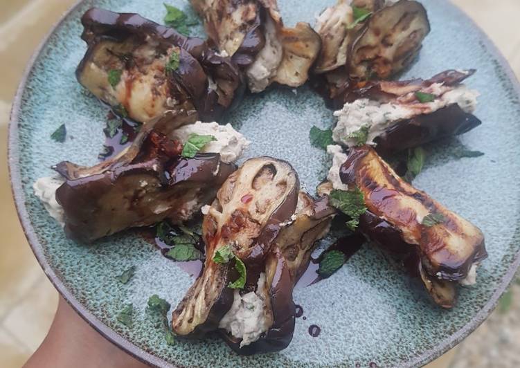 Step-by-Step Guide to Make Super Quick Homemade Stuffed aubergine (vegan)