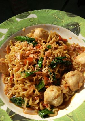 Foto resep Indomie nyemek khas burjo