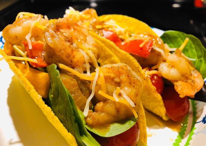 Recipe of Quick Shrimp 🍤 Tacos 🌮