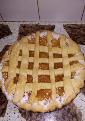 Una foto de Pasta Frola con dulce de batata