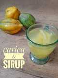 Carica in sirup